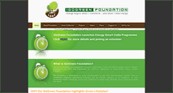 Desktop Screenshot of igogreenfoundation.org